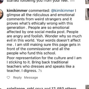 Bianca Golden Instagram - Being a teacher is HARD! Imagine creating a space for joy only for people to focus on how you're dressed. Ask the critical questions- are they qualified- WE ARE. Are their students learning & are they safe physically and emotionally-  THEY ARE! 

Worry less about our garments and more about the current state of education. 

FYI: our videos are made on dress down days 🙄
STOP FIGHTING WITH TEACHERS & EDUCATORS. We deal with enough.