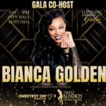 Bianca Golden Instagram - I’m so excited to announce that I will be co-hosting the first-annual @ClevelandFashionGala on July 14 at the Cleveland City Hall Rotunda. The star-studded fashion show will raise money for @Sweetestdayfoundation and the @ChiefNjoku foundation. The Cleveland Fashion Gala will be the biggest and grandest fashion show in Cleveland history. Get you tickets before they’re all sold out .