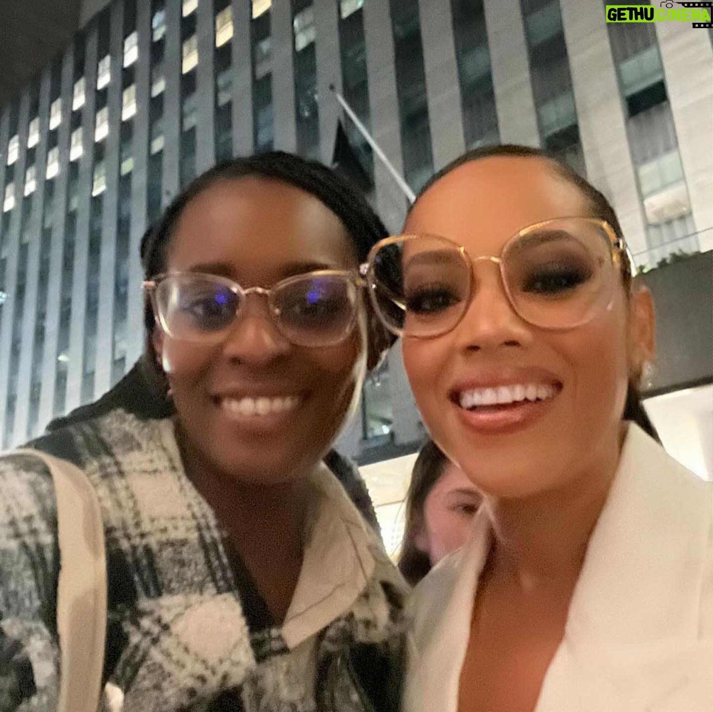 Bianca Lawson Instagram - NYC with the Crew. @paleycenter & @queensugarown luncheon ✨✨ . @janickaa thank you for coming all the way from France just to see us!🤍 . @officialmeshell I so loved hearing you talk about your process 🙏🏾♥️