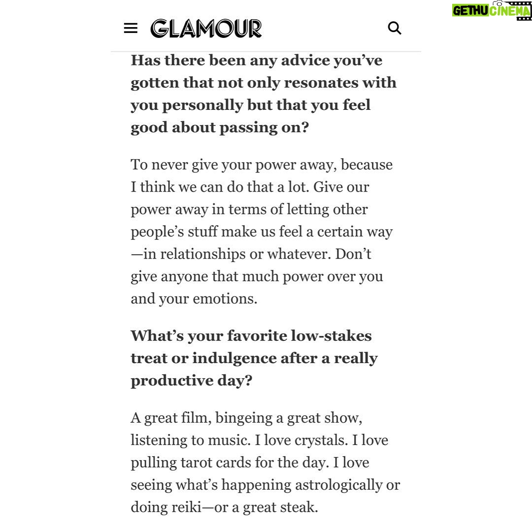 Bianca Lawson Instagram - @glamourmag @perriesamotin 🪷