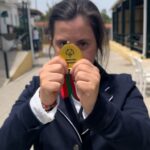 Bibá Pitta Instagram - Mais uma vitória, mais uma medalha que simboliza determinação esforço e superação 🙌!! Esta medalha para a Madalena e para todos que concorreram é um reconhecimento merecido por toda a dedicação e empenho 🙌!! Quero expressar a minha gratidão a todos os que a acompanham nesta caminho.. treinadores , amigos , família a todos que acreditam na nossa Special Girl 🙌!! Esta medalha é o símbolo de que com coragem e determinação tudo é possível e que a diferença não é um obstáculo para uma vida plena e feliz!! Parabéns minha Campeã🙌muito orgulho em ti !!!
