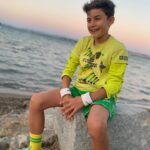 Bihter Dinçel Instagram - Oğlum 💚💛