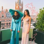 Billie Piper Instagram - Dear @gemmachan Congratulations on your award. And even though it’s not about awards, it felt bloody lovely handing you one. You are a driving force for change, You know what you’re talking about and you care more than most. So well done you and thanks bc I got to dress extra and head out all fancy in this @ninaricci/ @harris_reed affair. And take pics and brag about knowing you etc etc. Thanks to @kenyahunt @elleuk @moetchandon @tiffanyandco @ivanalostudio AND My babe @rebeccacorbinmurray @leighkeateshair @barriegmakeup