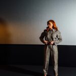 Billie Piper Instagram - Up next on @netflixuk #scoop 5th April Jumpsuit - Vintage @muglerofficial @mon_vintage Shoes @aquazzura Earrings @elhanati_ 📸 @bella_bradbury