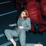 Billie Piper Instagram - Up next on @netflixuk #scoop 5th April Jumpsuit - Vintage @muglerofficial @mon_vintage Shoes @aquazzura Earrings @elhanati_ 📸 @bella_bradbury