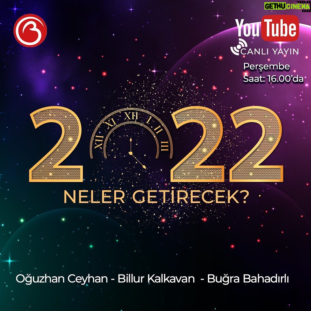 Billur Kalkavan Instagram - Yarınki canlı yayınımızı kaçırmayın derim. Hocalarımız Oğuzhan ve Buğra’dan yeni yıl yorumları hepimizi ilgilendiriyor. İyi seyirler! . . . #astrology #astroloji #yorumlar #yeniyıl #nelerolacak #seyret #dinle #önemli