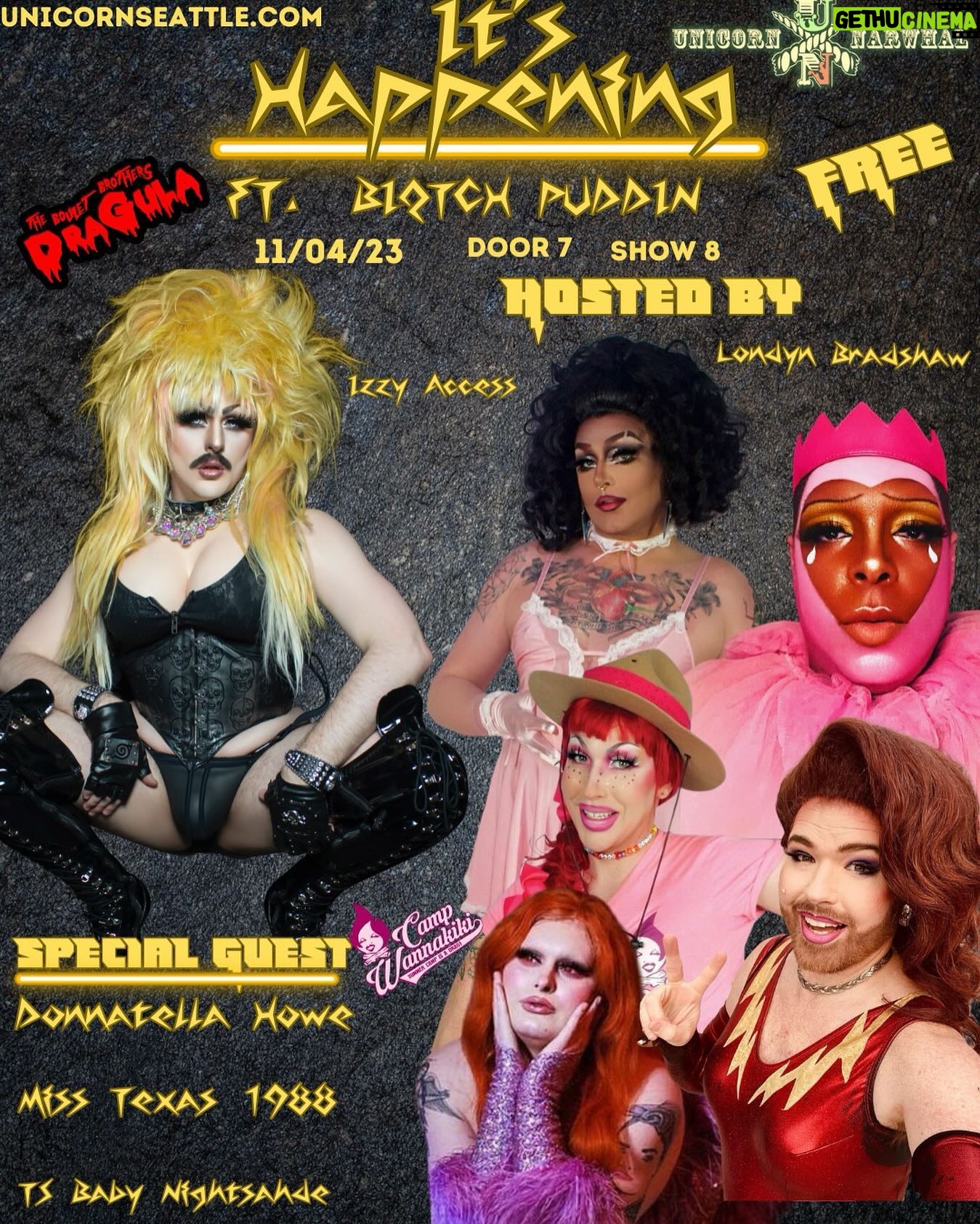 Biqtch Puddin Instagram - SEATTLE 👀 See y’all tomorrow night at @unicornseattle!