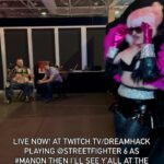 Biqtch Puddin Instagram – LIVE NOW! At Twitch.tv/dreamhack
Playing @StreetFighter 6 as #Manon Then I’ll See y’all at the panel at 4:30 in room D222. 💕✨
