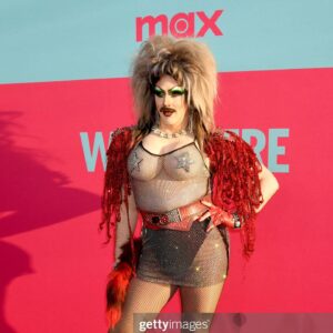 Biqtch Puddin Instagram - Nothin’ but a gewd time at the @werehere premiere! Seriously the episode they showed us was so mindblowingly awe inspiring. Thank you @humanbyorientation for inviting me and @gettyimages for the fabulous photos. #WereHere #hbomax #HBO