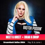 Biqtch Puddin Instagram – Who’s ready for some Puddin’? 

Be sure to visit the Creator Hub from noon – 1pm on Saturday for a Meet & Greet with the one and only Biqtch Puddin’!

And don’t forget you can catch @biqtchpuddin hosting Drag & Drop: A Cosplay & Gaming Drag Show Friday at 5pm on the Main Stage!