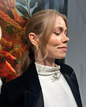 Birgitte Hjort Sørensen Instagram - Congratulations once again @olelynggaardcopenhagen ✨ What a magical night celebrating your impressive 60th Anniversary!! An honor to be there 🥂
And many, many thanks to @pilystagram for marvellous styling & company and @jennykaturaportfolio / @gucci for exquisite hair & makeup 🙏🏻
