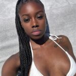 Birgundi Baker Instagram - resting beach face.