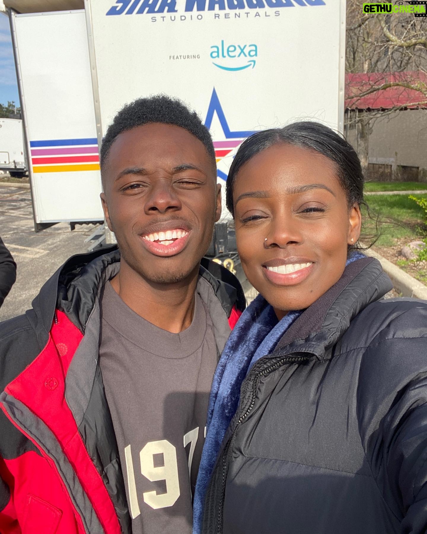 Birgundi Baker Instagram - Ok, now I’m getting phone calls. lemme edit the caption lol .. im honored to play your sister. Go take over the world brother! 🤎