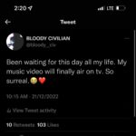 Bloody Civilian Instagram - 🥺❤️gassssssed🩸🩸🩸