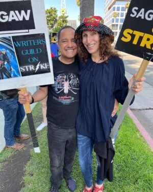 Bonnie Aarons Instagram - #SAGAFTRAStrike #sagaftra #SAGAFTRAStrong  #wgastrong #solidarity