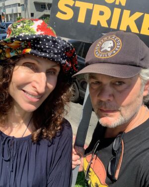 Bonnie Aarons Instagram - #SAGAFTRAStrike #sagaftra #SAGAFTRAStrong  #wgastrong #solidarity