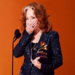 Bonnie Raitt Instagram – I’m still reeling! So grateful to everyone who helped bring me to last night. Thanks to the @recordingacademy members who voted for me; to all the members of our mighty @redwingrecords and support team: to my band, our brilliant engineer, Ryan Freeland @rjfreeland, and to my wonderful road crew—I thank you all for helping me get our music out to the world. 

And to all the friends, family and fans who lift me up with their steady love and support.

And lastly, to @john_prine and all the songwriters who keep inspiring and giving us the joy of sharing their music.
I’m just bowled over..

Love,
💜Bonnie

Read Bonnie’s Song of the Year acceptance speech and watch all three acceptance speeches at the link in bio.