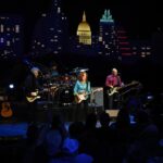 Bonnie Raitt Instagram – That’s a wrap on the tour for 2023! Bonnie and the band finished up their 50th headlining show of 2023 with a sold out show @acllive at The Moody Theatre in Austin on Saturday night, followed on Sunday by a taping of the iconic @acltv television series that will broadcast on @pbs in the beginning of 2024 (including a special appearance by singer-songwriter, @sunnywarmusic.) 

Not quite ready to leave the “Live Music Capital of the World” just yet, Bonnie made a surprise appearance at a special concert at the legendary blues club, @antonesnightclub in Austin, Texas, Monday, October 16. The concert benefiting bassist Sarah Brown, who’s been a beloved figure in the Austin music scene and member of the venue’s house band for the past 40 years, also featured performances by @jimmievaughanofficial, Marcia Ball, @suefoleyofficial, @johnnynicholasblues, Fran Christina, @rosierockabillyfilly, Larry Fulcher, @thetexashorns3, Derek O’Brien and more. (Sarah and others pictured below) The concert aimed to raise awareness of the Living Liver Donor program in an effort to help Brown, a friend of Bonnie’s for over 50 years, find a liver donor match. If you’re interested in learning more about living liver donation, please visit the link in bio. 

Bonnie, the band, crew, all her special guests and us at BRHQ want to send a huge “THANK YOU” to the fans who brought us all so much joy and appreciation this year. We love you too! — BRHQ

Slide 1 – Photo by Scott Newton for ACL & Austin PBS
Slide 2 – Photo by Daniel Cavazos/IG: @firstthreesongs
Slide 3 – Photo by Daniel Cavazos/IG: @firstthreesongs