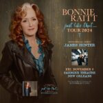 Bonnie Raitt Instagram - NEW ORLEANS! Public on-sale starts today at 10am local time for the show at @saengernola on Friday, November 8th with special guest, @jameshuntersix. To purchase tickets, visit the link in bio. — BRHQ