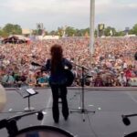 Bonnie Raitt Instagram – We want to thank all of our friends and fans for an absolutely fantastic @jazzfest gig. Got to go to the festival on Saturday and enjoy the wonderful music, food and vibes that are simply like no other in the world. Thank you to Quint Davis and his wonderful team for taking such good care of us. This was our 12th appearance at Jazzfest and always one of our favorite stops on every tour. — Bonnie

Video courtesy of Ricky Fataar during the beginning of “Angel From Montgomery.”
