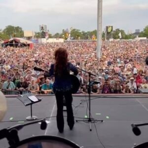 Bonnie Raitt Instagram - We want to thank all of our friends and fans for an absolutely fantastic @jazzfest gig. Got to go to the festival on Saturday and enjoy the wonderful music, food and vibes that are simply like no other in the world. Thank you to Quint Davis and his wonderful team for taking such good care of us. This was our 12th appearance at Jazzfest and always one of our favorite stops on every tour. — Bonnie

Video courtesy of Ricky Fataar during the beginning of “Angel From Montgomery.”