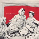 Bonnie Raitt Instagram – We wanted to share another Raitt family gem, holiday card, this one from the next year, 1955. As my Dad was then starring in the hit musical, The Pajama Game, on Broadway, where he created the lead role, Sid Sorokin, (and then played it again in the movie version with Doris Day.) We were gifted with matching pajamas and my folks thought it would be fun decking us all out in pj’s for our card. “Still in Pajamas” is a reference to the previous year’s card when we were all wearing, you guessed it, matching pajamas! — Bonnie