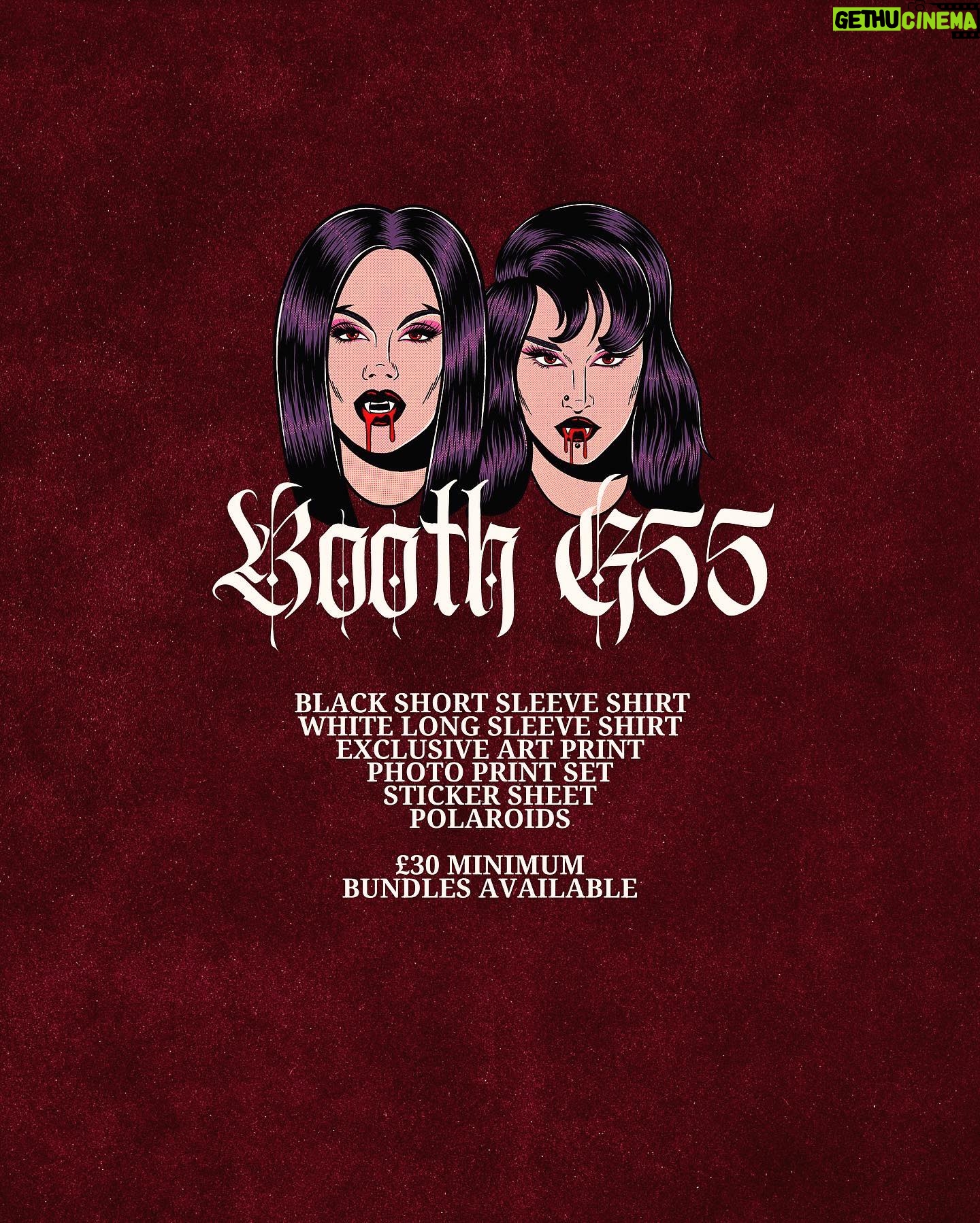 Bosco Instagram - 🩸DRAGCON UK 2024🩸 👹Dayasco will be at booth G55!👹 -Meet and Greet includes both Daya Betty and Bosco! -Exclusive artwork made just for @rupaulsdragcon -30 GBP minimum for the M&G -January 13th and 14th 🧛🏻♀️We can’t wait to meet you🧛🏻♀️ 🎨 @tragicgirlsco did an incredible job!