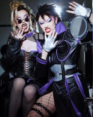 Bosco Instagram - ⚡️🩸Dragcon 2/2🩸⚡️
W/ my baby @dayabetty 
.
.
👗 @jeffreykellydesigns 
💇🏻‍♀️ @kaleenamarkos @full.fantasy_wigs 
📸 @ericrichardmagnussen