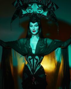 Bosco Instagram - 🏳️‍⚧️🏳️‍⚧️🏳️‍⚧️🏳️‍⚧️🏳️‍⚧️🏳️‍⚧️ . . . I think it’s fitting to post my face reveal look today. A labor of love from so many talented people🖤 👗 @starkerscorsetry 🎩 @queenutica 📸 @ericrichardmagnussen