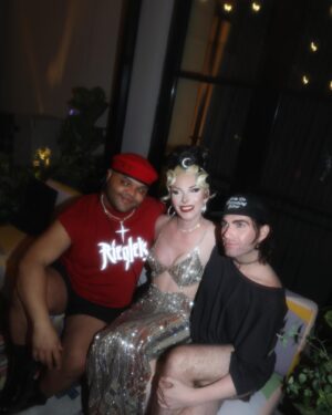 Bosco Instagram - Last night🌙✨
.
.
There’s a long list of people to thank at the moment but let’s start with @kydigregorio and the crew at @rupaulsdragrace for making this all possible. Also huge thank you to @moxywilliamsburg for the BEAUTIFUL space for both the viewing and my party afterwards🖤 
It was an incredible night and I’m so happy to share this part of my transition with you, thank you all so much❤️‍🔥
👗 @cucculellishaheen (I adore y’all)
📸 @step2vic @marco_ovando