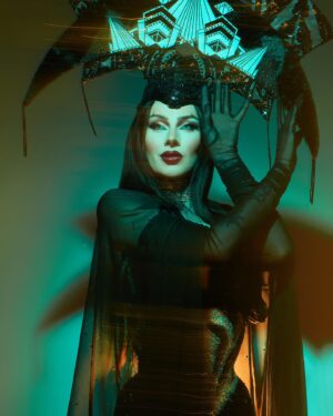 Bosco Instagram - 🏳️‍⚧️🏳️‍⚧️🏳️‍⚧️🏳️‍⚧️🏳️‍⚧️🏳️‍⚧️
.
.
.
I think it’s fitting to post my face reveal look today. 
A labor of love from so many talented people🖤
👗 @starkerscorsetry 
🎩 @queenutica 
📸 @ericrichardmagnussen
