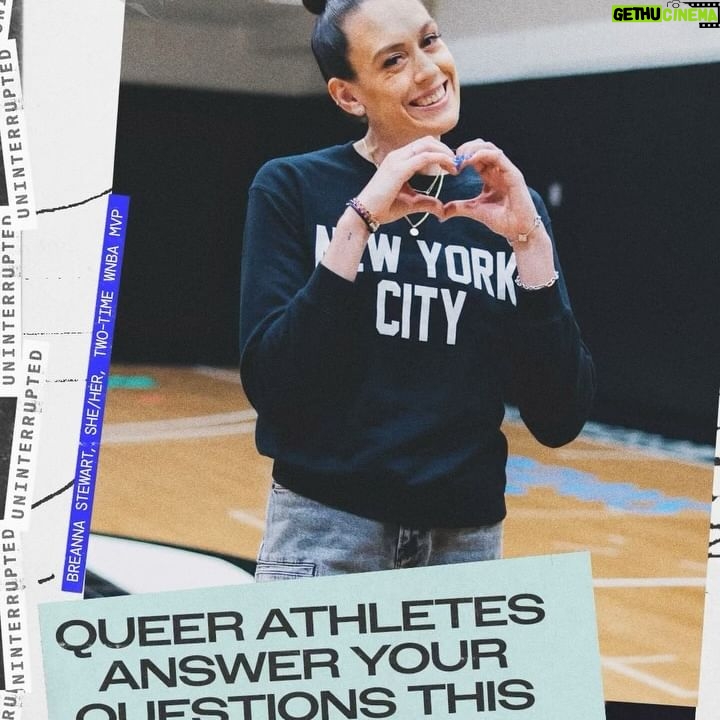 Breanna Stewart Instagram - Together, always. 🗣️ To celebrate Pride Month, we’re launching Q & Athlete in partnership with @breannastewart30 and @athleteally, to create a portal for closeted and curious LGBTQ athletes to submit questions safely and anonymously. Each week, we’ll be doing a roundup of questions submitted where users will hear directly from pro athletes. Hit the link in bio to submit your question and learn more.