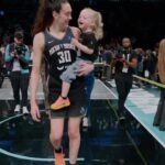Breanna Stewart Instagram - Home opener is that much sweeter with Ruby there (& Theo)!!🥰