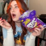 Bree Essrig Instagram – She was so chaotic, yet so wise. I miss her 🍪 #cookiemonsterpajamas #hotcheetosgirl