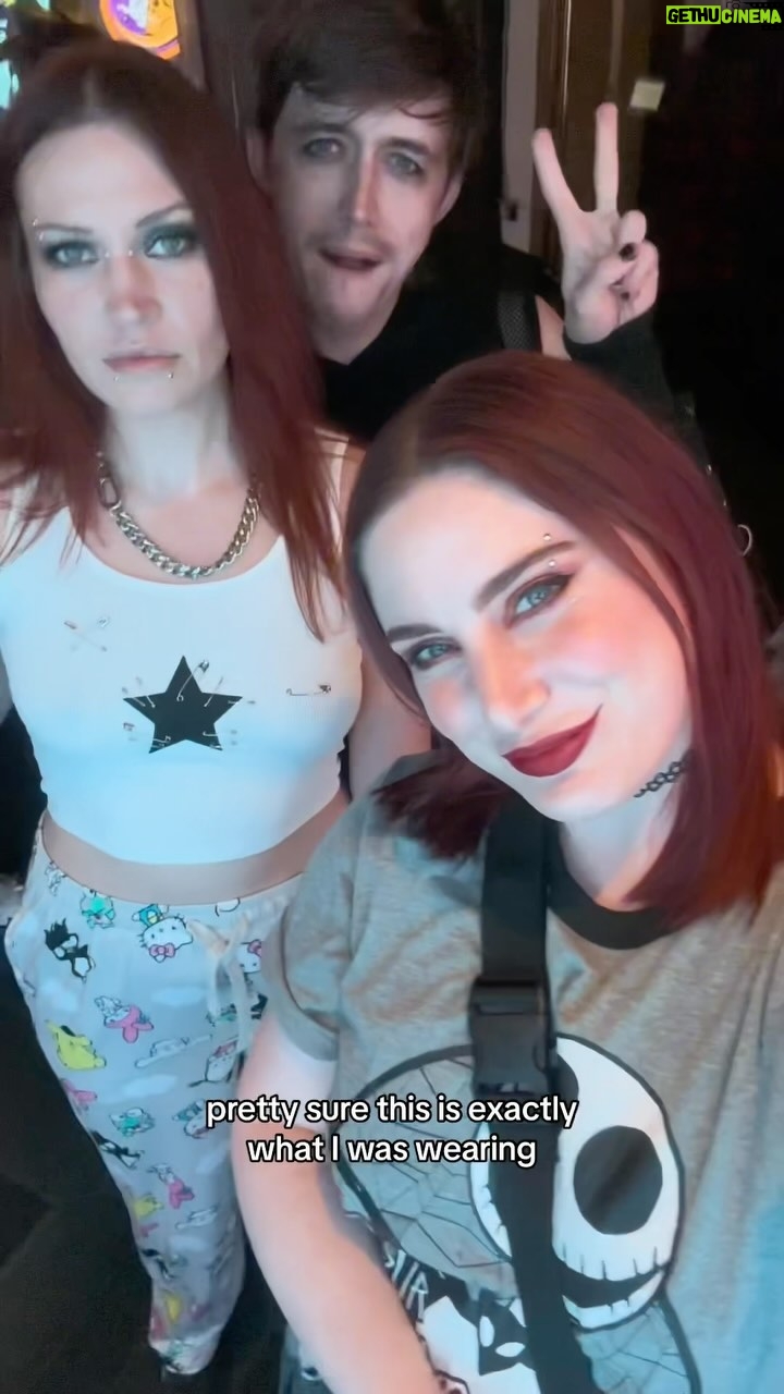 Bree Essrig - 16.3K Likes - Would you go to #EmoNite and what’s your favorite #EmoSong? Featuring @whitneysmoore @jessemckeil @anthonygreen666 and all the amazing bands we danced to all night 💀
#emonightla #blink182 #mychemicalromance #paramore #falloutboy #sugarcult #circasurvive #hawthorneheights #goodcharlotte #jackskellington #nightmarebeforechristmas