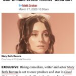 Bree Essrig Instagram – These bad girls are getting together to make #GoodGirl 💖 Can’t wait for @marybethbarone to dazzle you all🍿 

@laurengarroni & I concocted this story together & I’m so fucking proud of her for FINALLY getting to make her feature directorial debut! We’re both obsessed with erotic thrillers & can’t wait to showcase our own twisted reimagining of the sub genre. We just hope our poster looks as cool as any of the films on slide 4. 
Shoutout to our amazing team, @elle_parks, @aarzi @courtneytherond, @dslrgirl who are working tirelessly to put all the pieces together 

This is a big dream come true ☁️