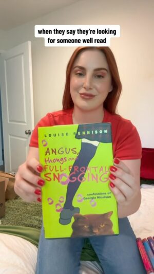 Bree Essrig Instagram - R.I.P. Georgia Nicholson, you would’ve loved Harry Styles and HATED the body positivity movement 🐱 Was anyone else obsessed with these books??

Actual R.I.P. to legendary author of the series, Louise Rennison. These books (and A Series of Unfortunate Events) are the reason I’m so unhinged today. Deffo.