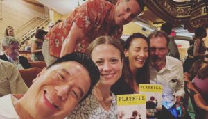 Bree Turner Instagram - Holy Hell. What a night! @seanhayes :::: you broke me open into three pieces in this role. The entire show! The entire cast! I am electrified. Broadway:: you are the ultimate muse! Dinner at The Lambs Club before with fam and CT and I like a clean martini. Chef Jack hooked us up with crudo and gnocchi. TY! What a night!!!! Go see @goodnightoscar immediately now before it closes. Sean Hayes is a great boss and is so talented it makes my head hurt.