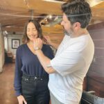Bree Turner Instagram – Marcos helping me usher in 2024 energy. 💇🏻‍♀️