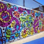 Bree Turner Instagram – HUGE thanks to my old pal, @bradysmithhere for offering his generosity and time to adding a new mural to my kids’ school! He even let me add a circle even though I was STRESSING over symmetry. Go this Sat and hear him read aloud his new children’s novel, BUG SANDWICH, at @thegrovela  @barnesandnoble 💚💛🧡🩷🩵
