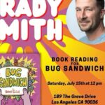 Bree Turner Instagram – HUGE thanks to my old pal, @bradysmithhere for offering his generosity and time to adding a new mural to my kids’ school! He even let me add a circle even though I was STRESSING over symmetry. Go this Sat and hear him read aloud his new children’s novel, BUG SANDWICH, at @thegrovela  @barnesandnoble 💚💛🧡🩷🩵