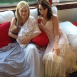 Bree Turner Instagram - @clairecoffee and I have been through a lot together. Not everyone can say they have emotionally supported their friend as she breastfeeds on the @tvguidemagazine yacht at @sdcc2022 while drinking a free Bloody Mary. I’m just that kind of pal. This week on the pod, we level up our relationship by talking to each other about @grimmpeacock episode 113. Oh, it’s a GOOD ONE! @thegrimmcast