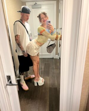Bria Vinaite Instagram - Happiest birthday to the love of my life, my partner in crime, my absolute world in human form! You deserve to be celebrated everyday 🥲 love you till the end of time @mvoltaggio