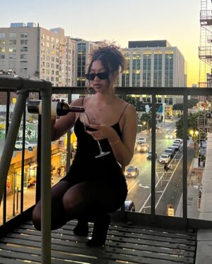 Briana Jones Instagram - october is my month 🍒💋🥀🦂