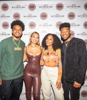 Briana Jones Instagram - the launch party of my dreams!🤩
it felt so good to be surrounded by so much love. i am so grateful to every person that has supported me on my @buttrdbybri journey this far 🤍 it’s only the beginning!!!