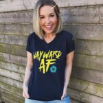 Briana Buckmaster Instagram - Friends! Guess what’s back!? If you’ve found yourself wishing you had a little something Wayward in your life, look no further. I was ecstatic to pull this beauty back out and was instantly reminded of what we started together way back when. (Is this vintage now?) OG Wayward AF back for a short time, benefiting @newleashonlifeusa. Check everything out at the link in my bio!