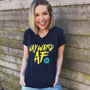 Briana Buckmaster Instagram - Friends! Guess what’s back!? If you’ve found yourself wishing you had a little something Wayward in your life, look no further. I was ecstatic to pull this beauty back out and was instantly reminded of what we started together way back when. (Is this vintage now?) OG Wayward AF back for a short time, benefiting @newleashonlifeusa. Check everything out at the link in my bio!