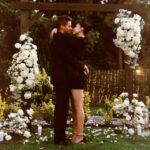 Briana Cuoco Instagram - im a few days late cuz ive been locked out of my ig for the last 3 days (thanks meta!) but did u really think i’d pass up another opp to post more from this day? no. so, happy (belated) anniversary, my love. you’re my best friend & i can’t wait to marry you 👫 super8 & film roll: @jessedeflorio 🥹🫶💘🎞️