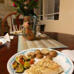Briana Renee Instagram – Seared lemon pepper halibut, with zucchini, rainbow carrots, and lightly seasoned baby russet potatoes for my hubby & my big girl 😋 My halibut was seasoned with Himalayan sea salt, and I skipped on the potatoes! For some reason it was more filling than breakfast, and I made 3 tummies happy 🥰 This was the first completely home cooked meal I’ve made in about 6 months.. I’m baaaack 💋 #homecooking #healthyfood #nowUCme