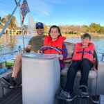 Briana Renee Instagram - Spent the afternoon pedal-boating at Lake Harveston & feeding the beautiful duck’s 🚤🤍🦆👉🏻 #familytime #makingmemories #funinthesunset #futureduckmom